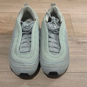Nike Women's Sneakers - Light Green and Gray